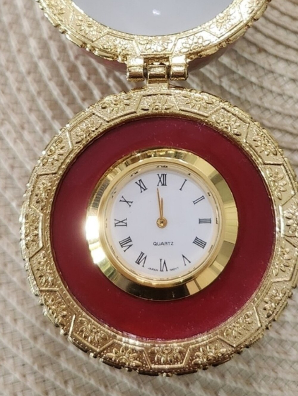 French Designed 3 Footed Egg Clock